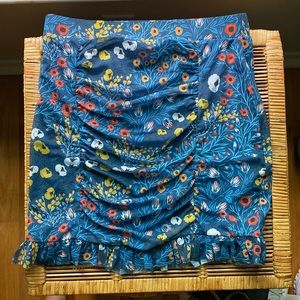 Free people patterned mini skirt